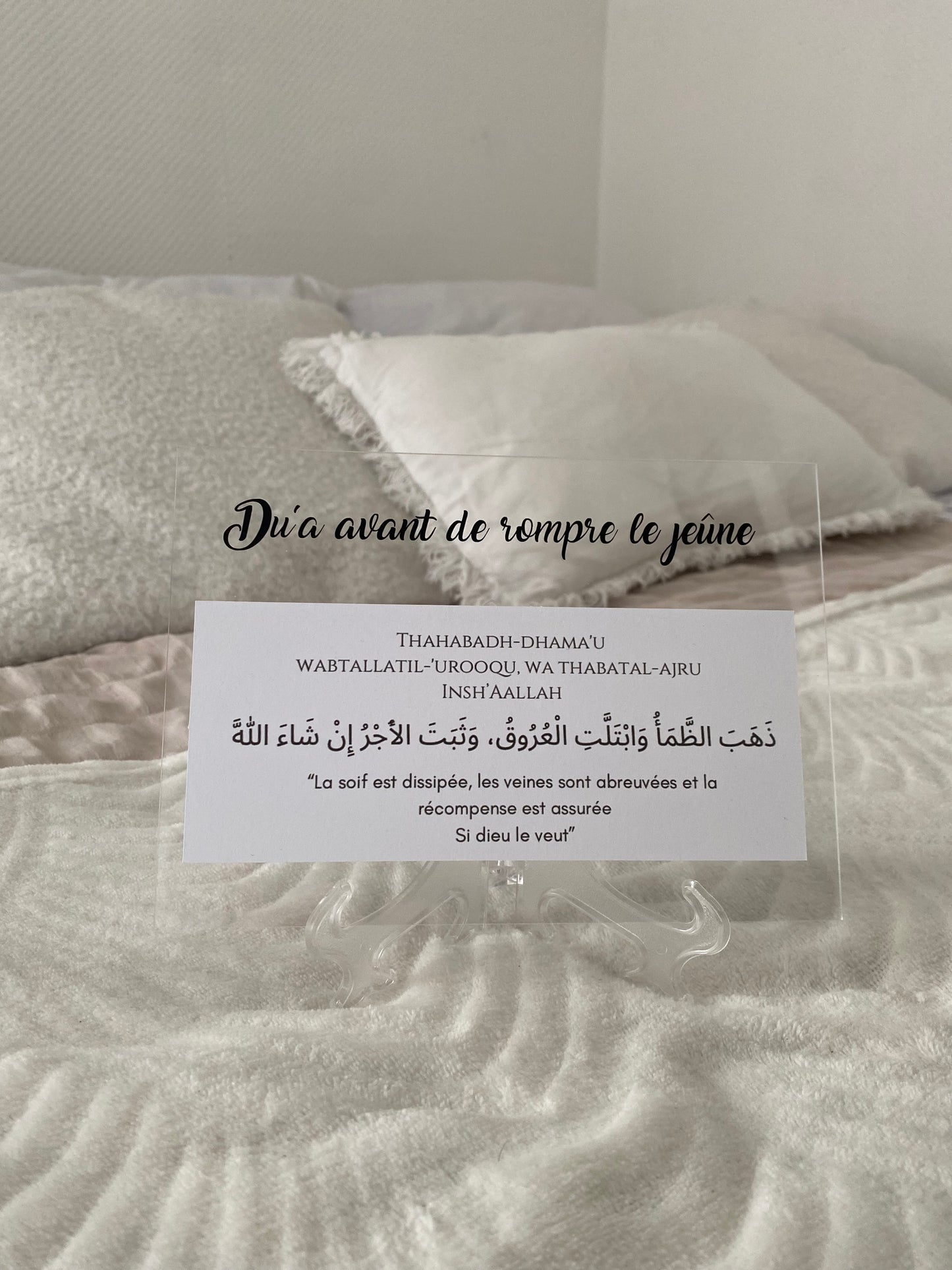 Plaque Rupture du jeûne