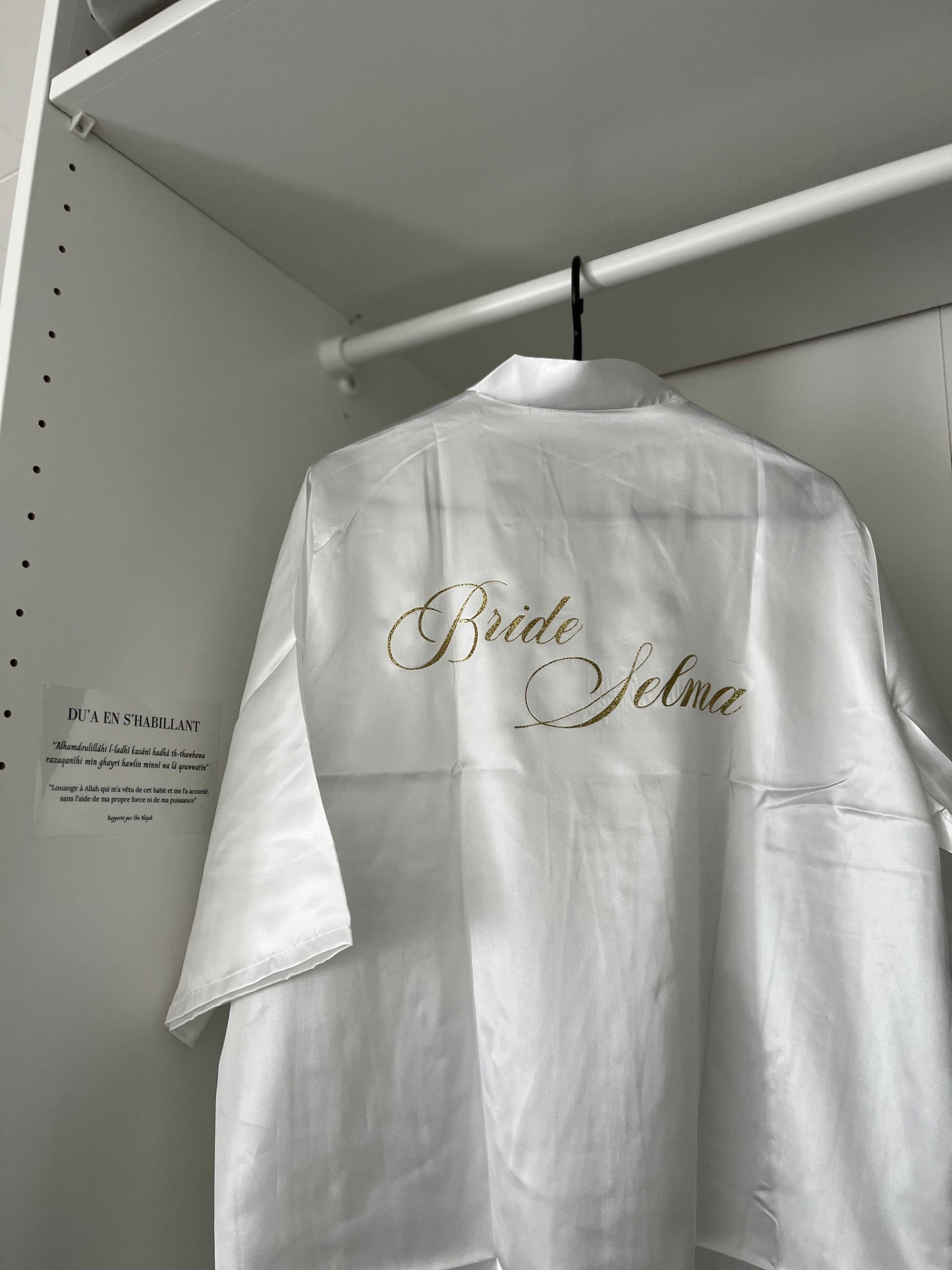 Peignoir en satin