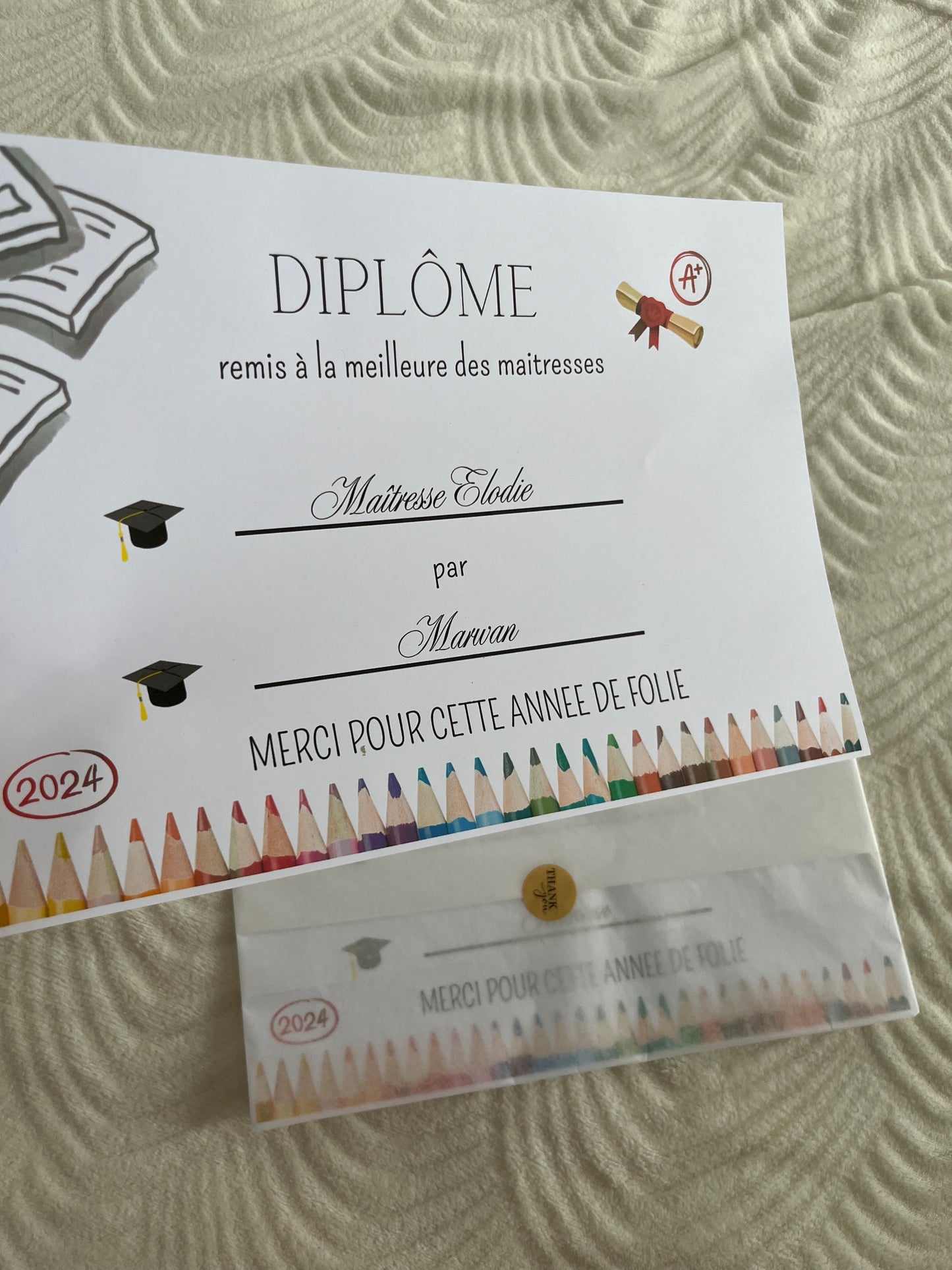 Dîplôme maître/maîtresse