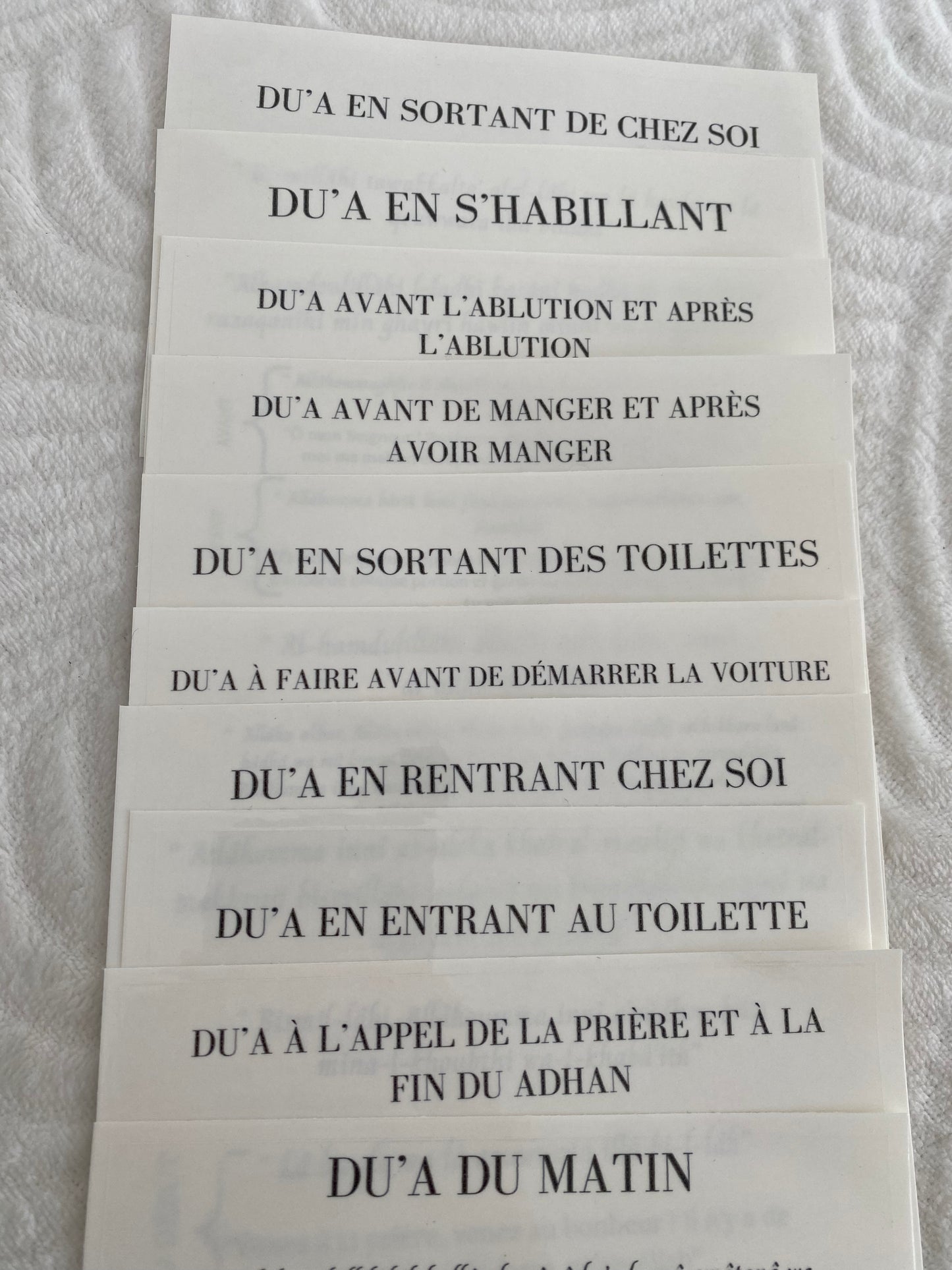Stickers Du’a