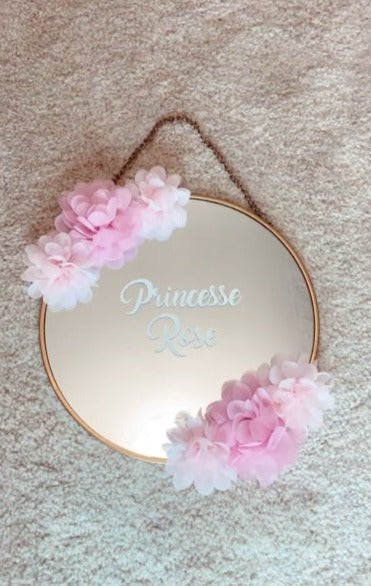MIROIR Fleurs 20cm