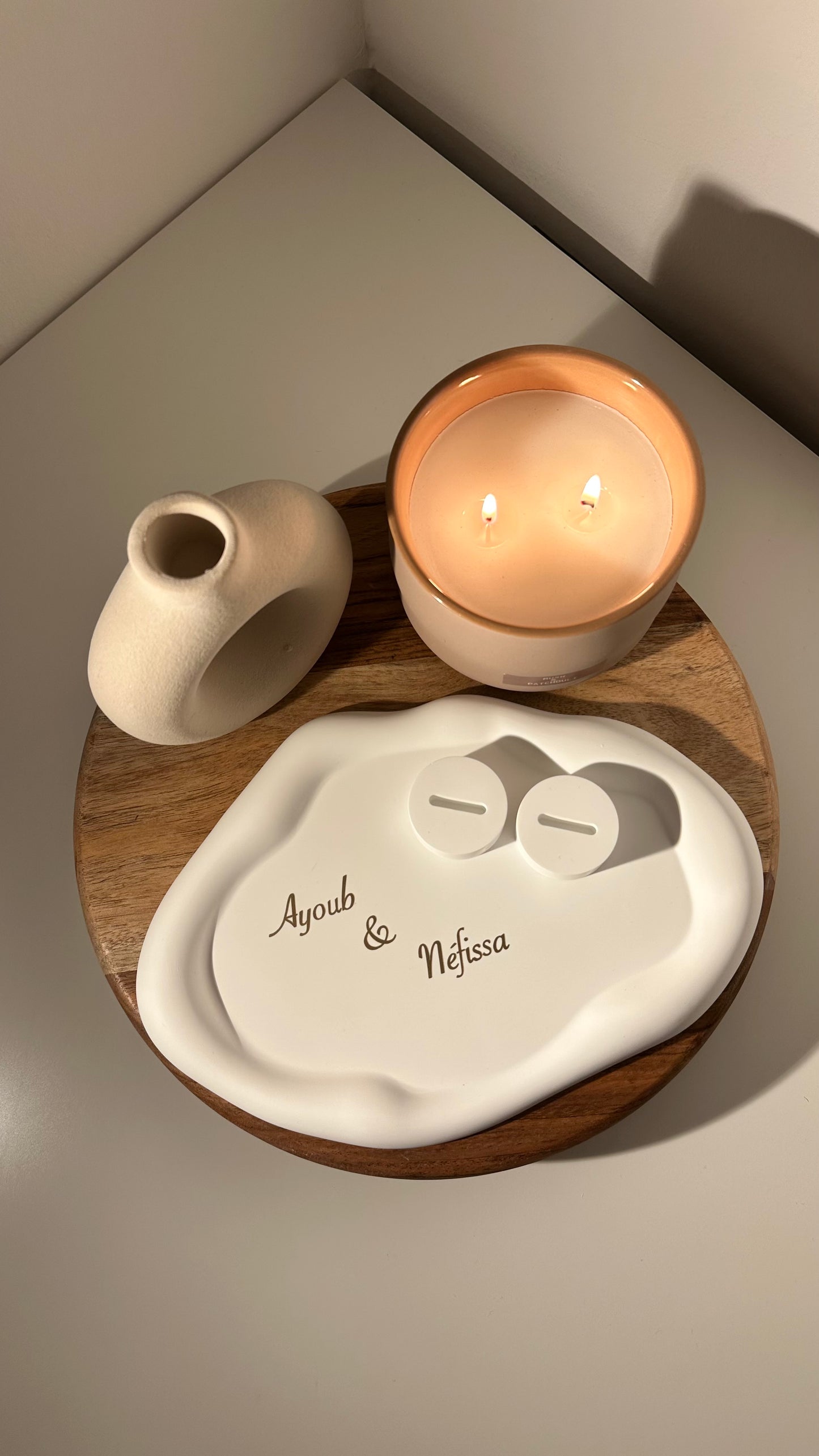 Porte-Alliance en plâtre