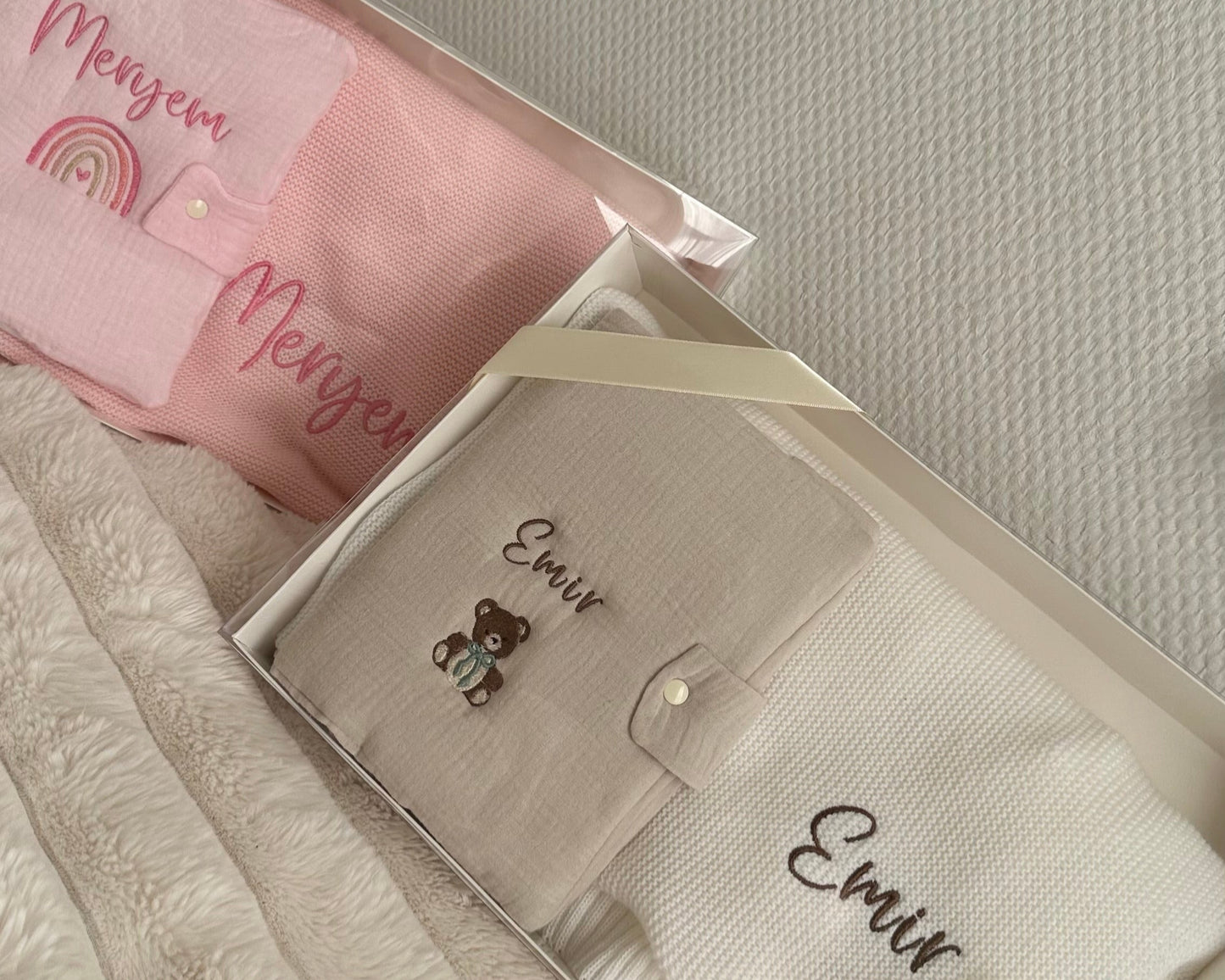 Coffret Naissance Brodé