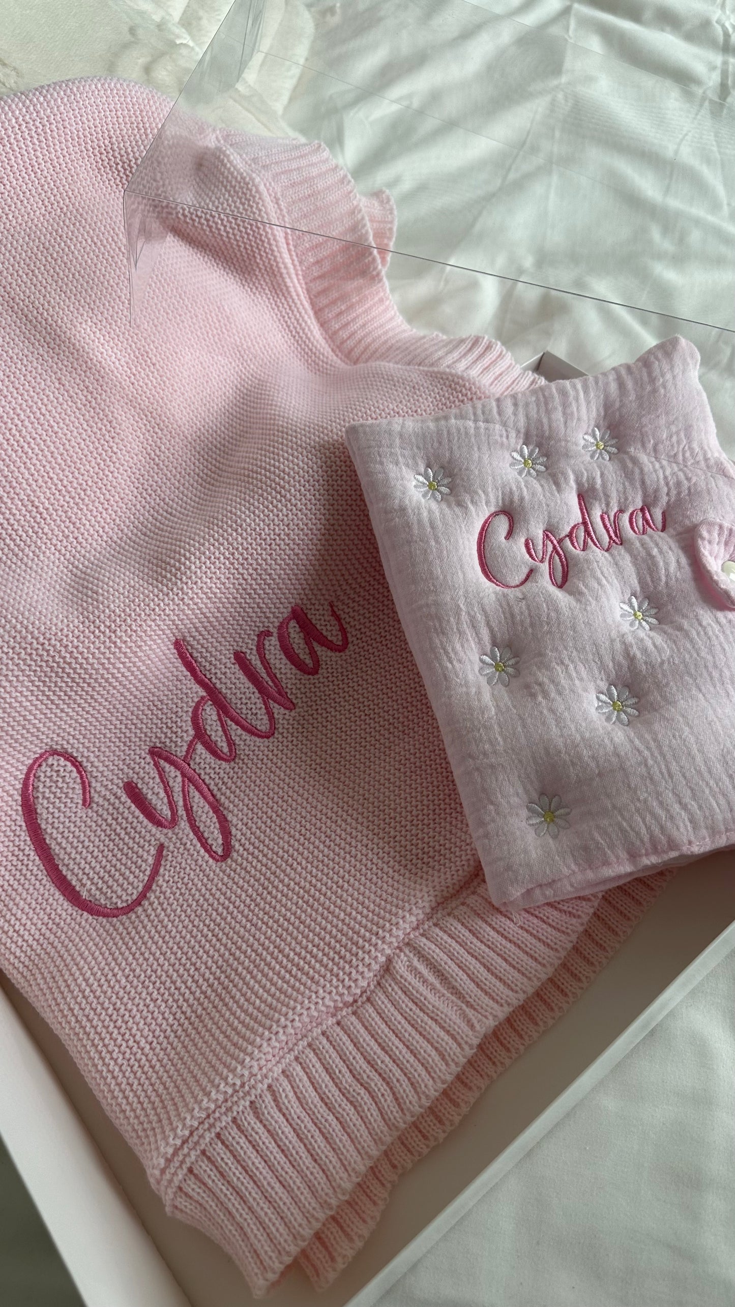 Coffret Naissance Brodé