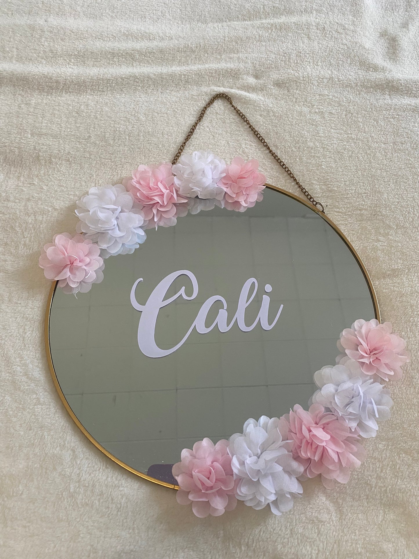 MIROIR Fleurs 30 cm